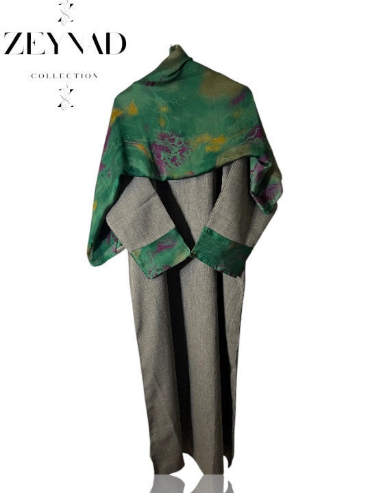 Green Twilight matching dress & hijab set