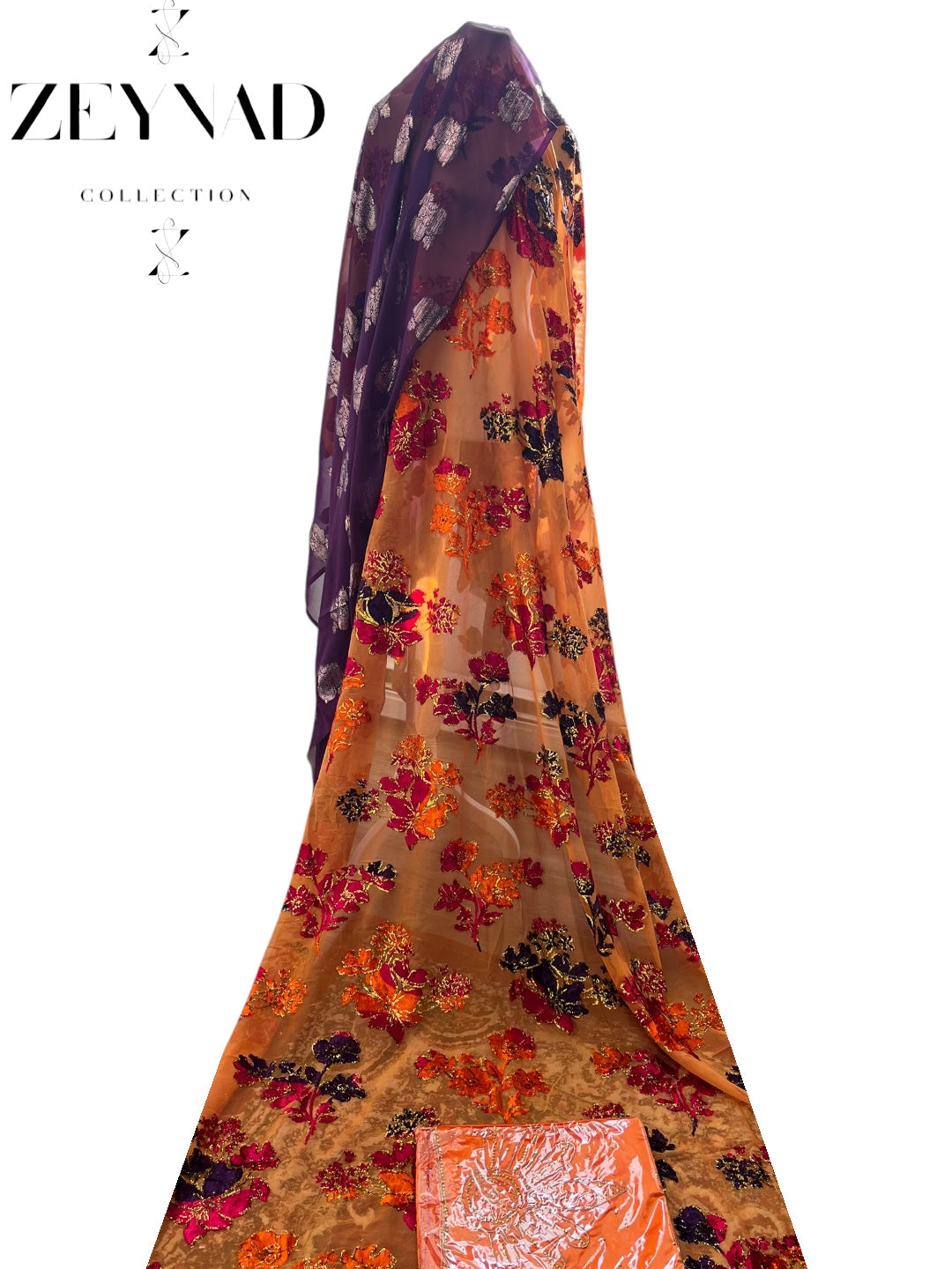 Orange maroon ZEYNAD Maqbal Dirac set