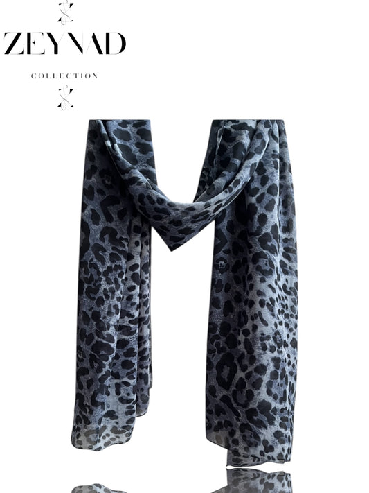 Cobalt ZEYNAD leopard print