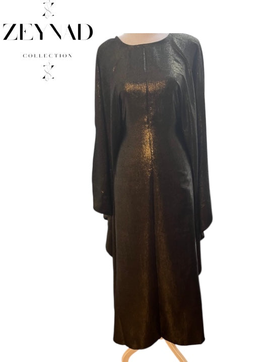 Premium Black Butterfly Dress