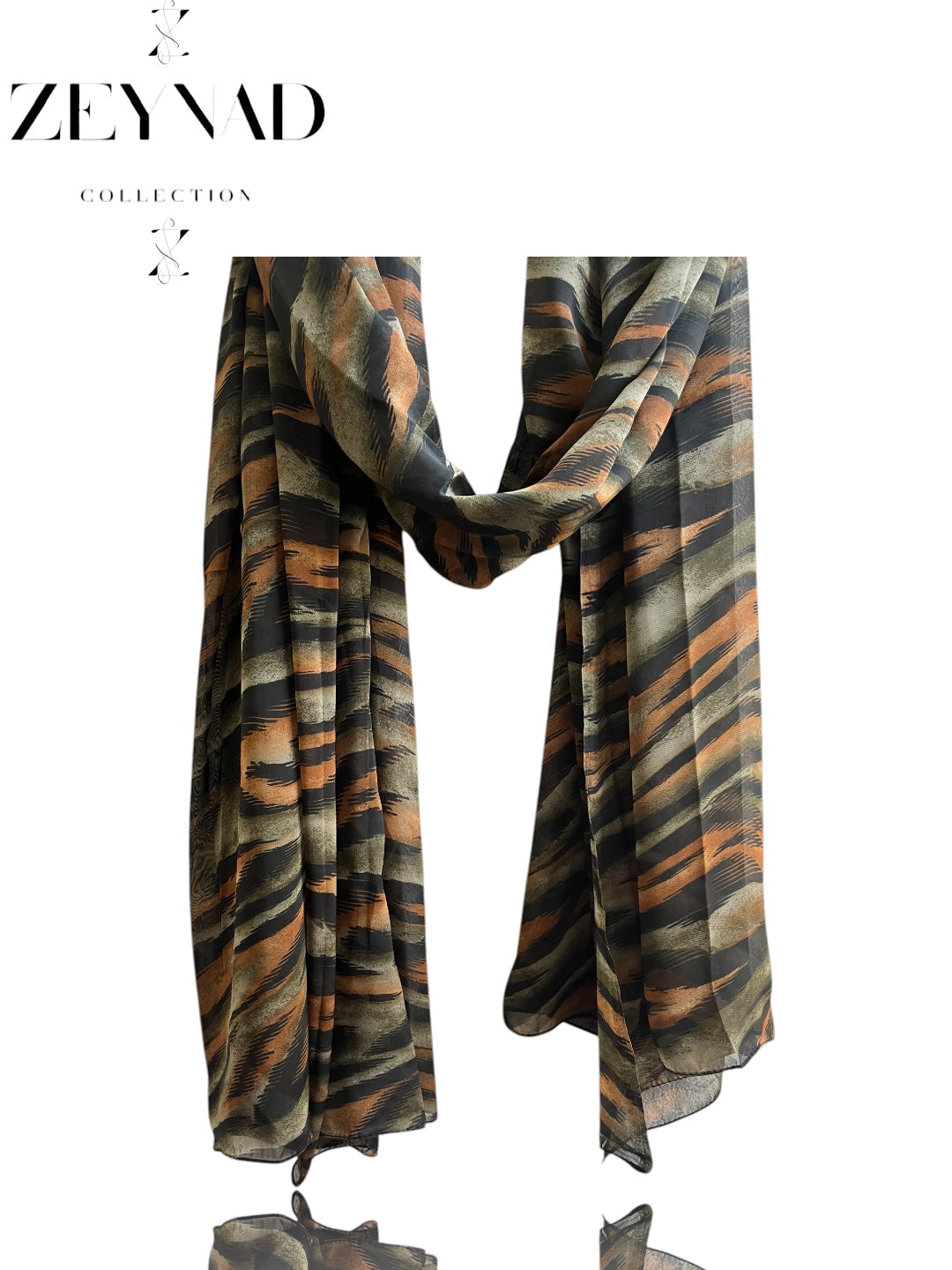 Grey jaguar ZEYNAD summer hijab