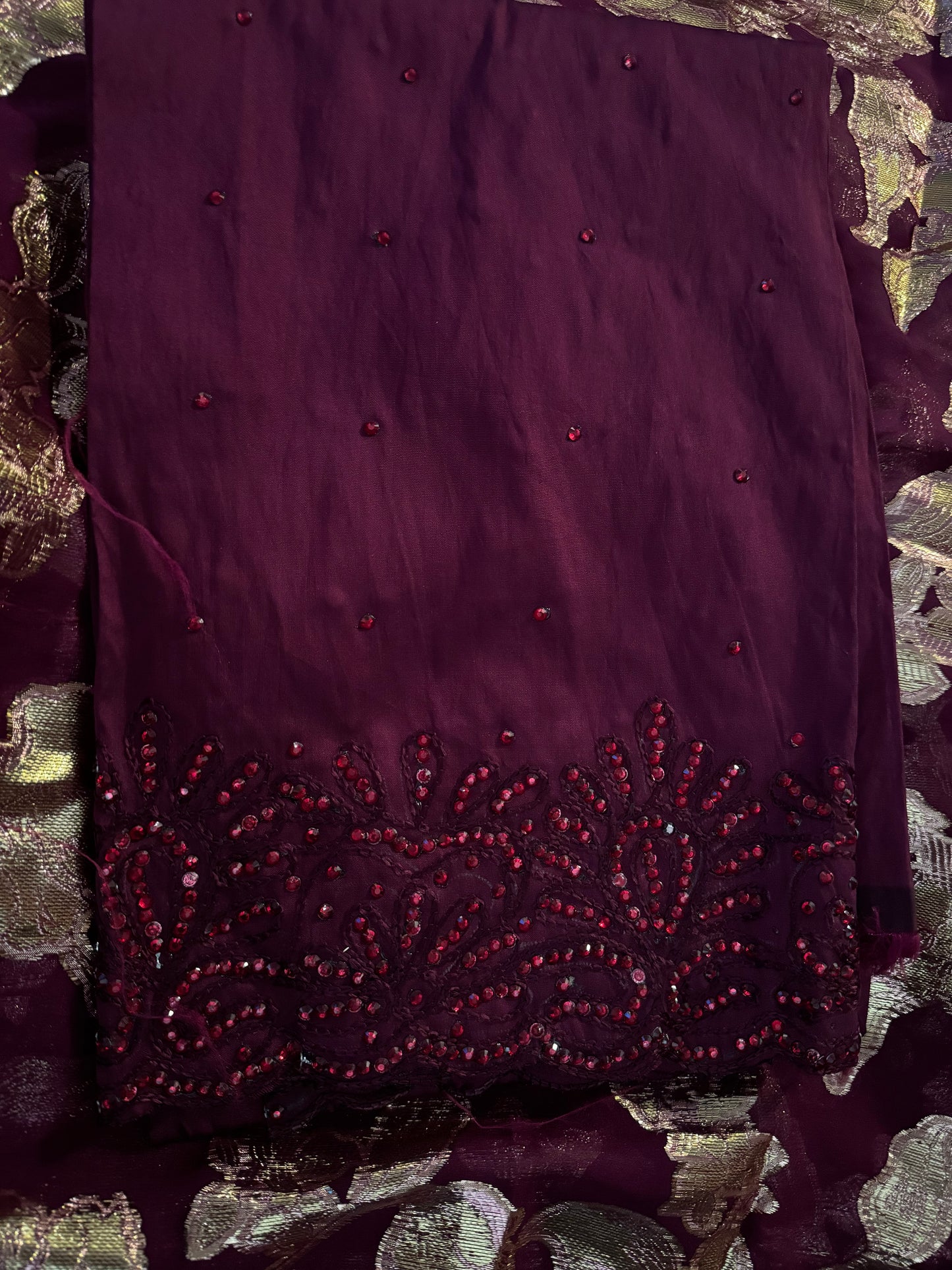 Fransawi Marroon-yellow traditional Dirac