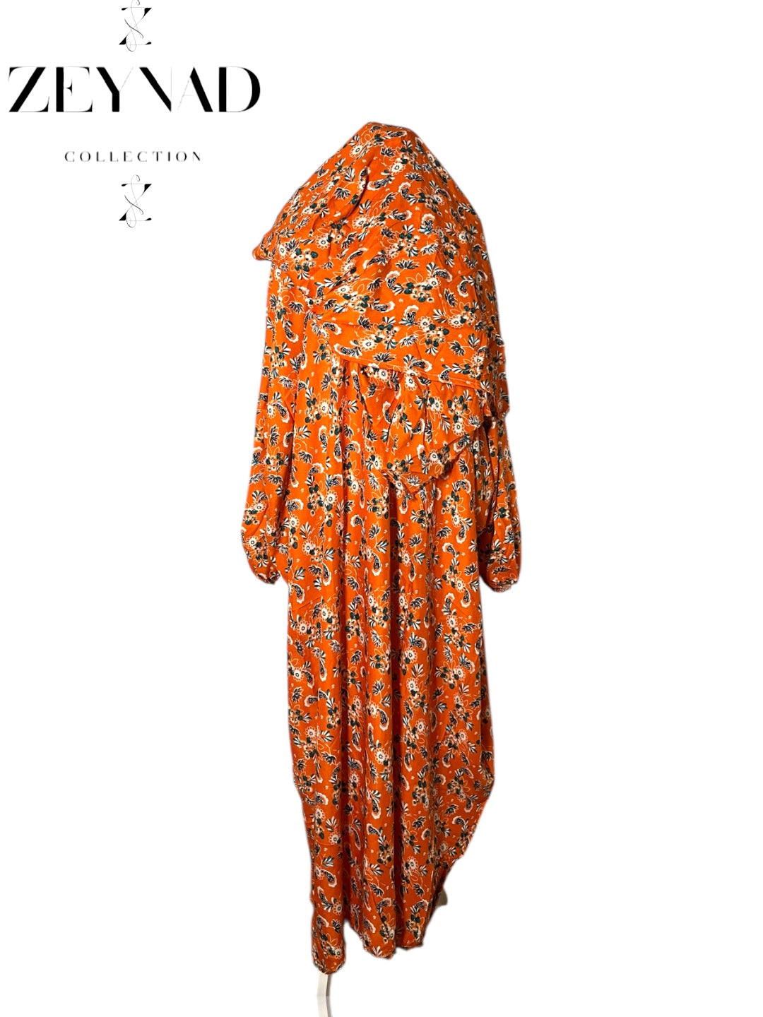 Fall Orange & black flower flow prayer set