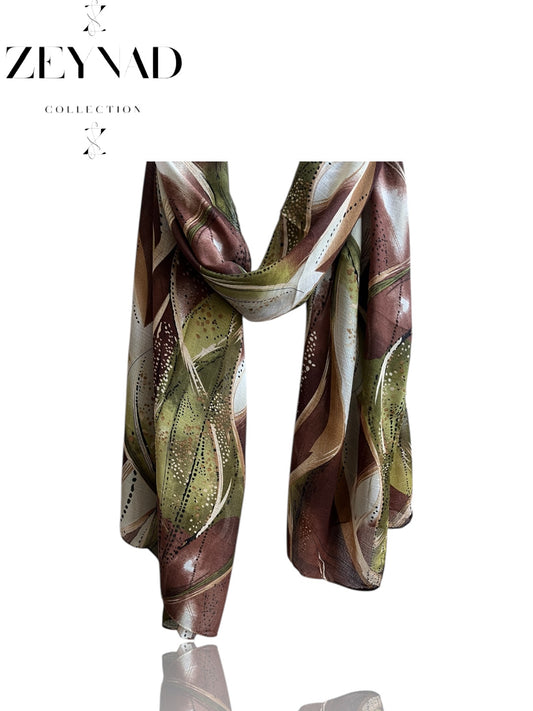 Vivid spring jade chiffon