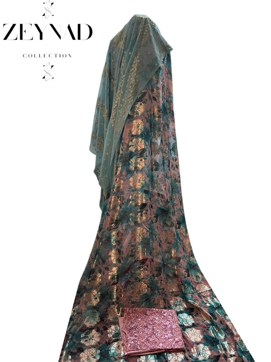 Noble pink teal Fransawi Dirac set