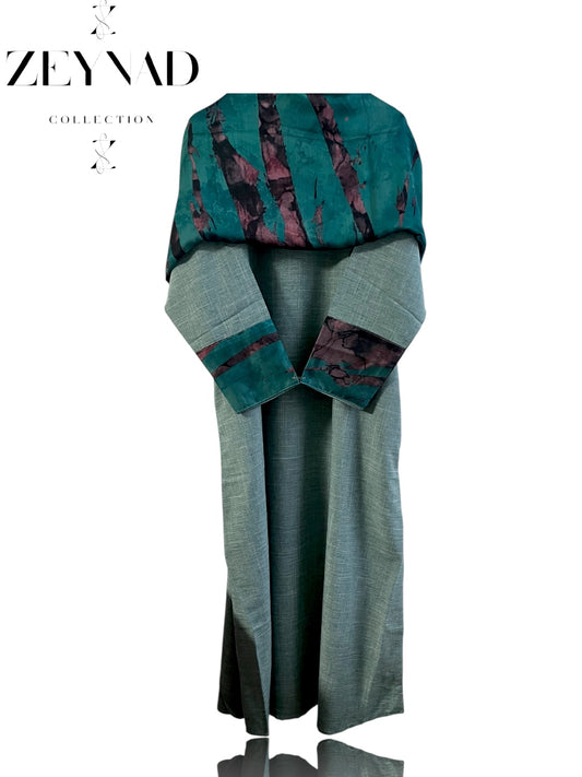 Uranus matching dress & hijab set