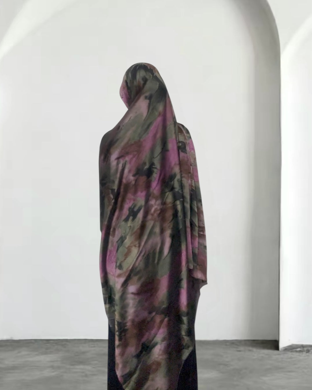 Midnight faded watercolor ZEYNAD print