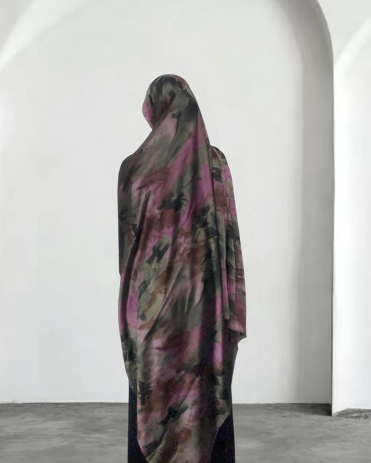 Midnight faded watercolor ZEYNAD print