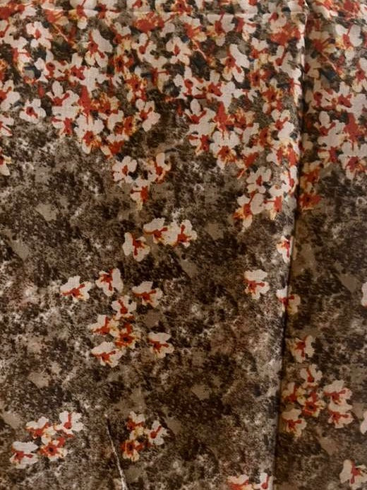 Sakura Orange & grey modal hijab