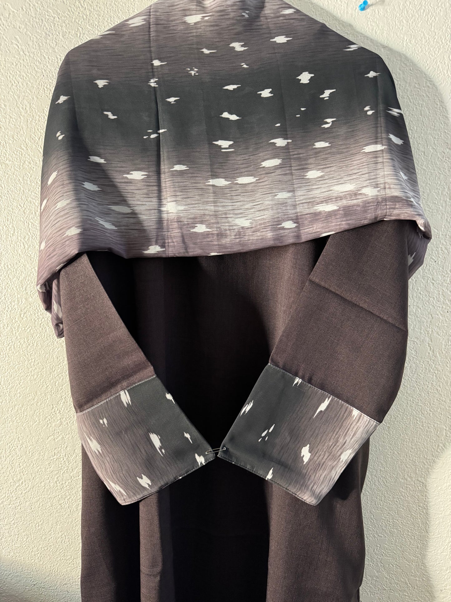 Mauve Mist deer matching dress & hijab set