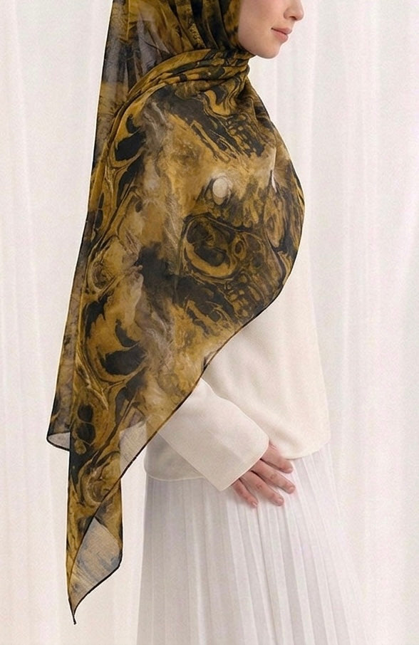 Gold dusk ZEYNAD summer hijab