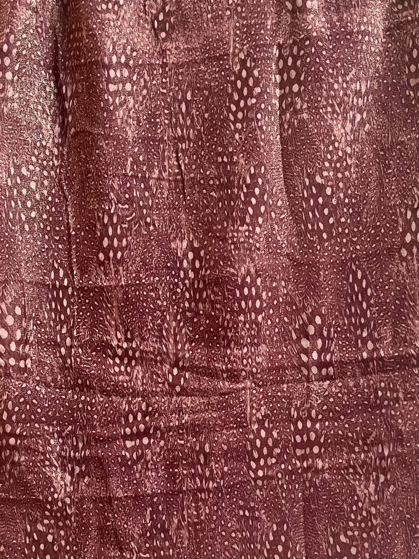Fall pink hue cheetah print hijab