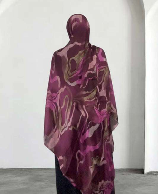 Mixture pink ZEYNAD print