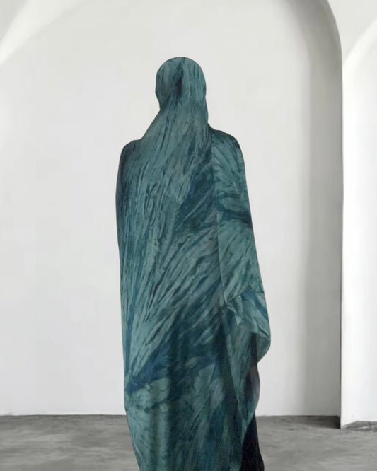 Teal ZEYNAD watercolor print