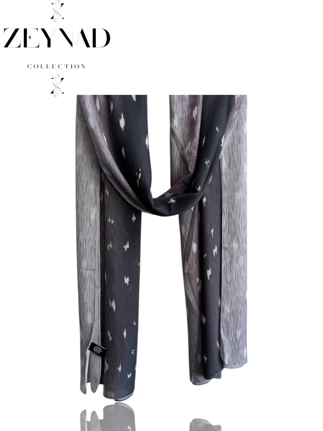 Faded purple deer/fawn print ombré