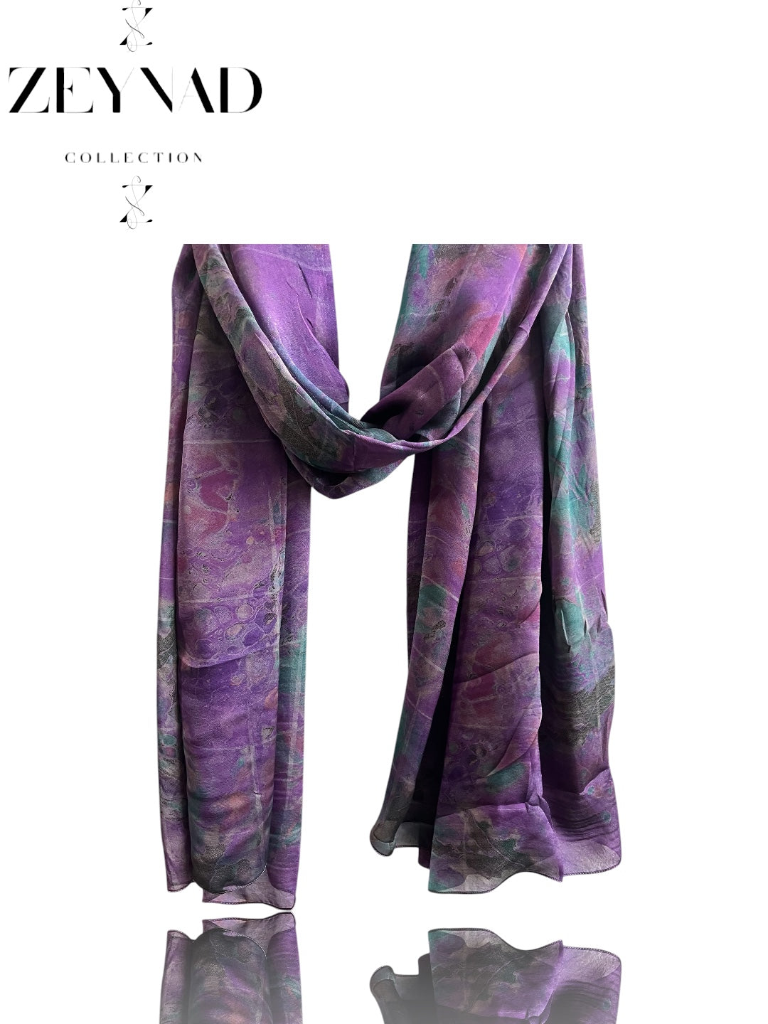 Purple sea ZEYNAD summer hijab