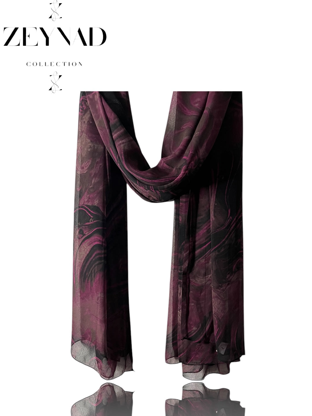 Faded purple ZEYNAD summer hijab