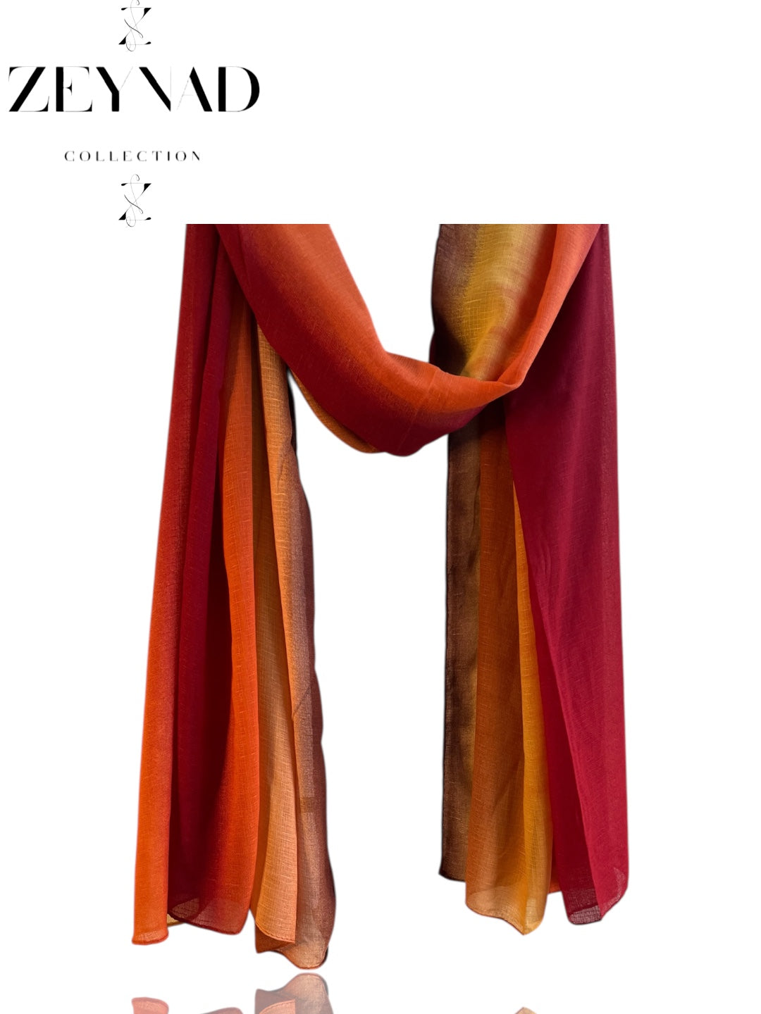 Vivid amber ombré modal