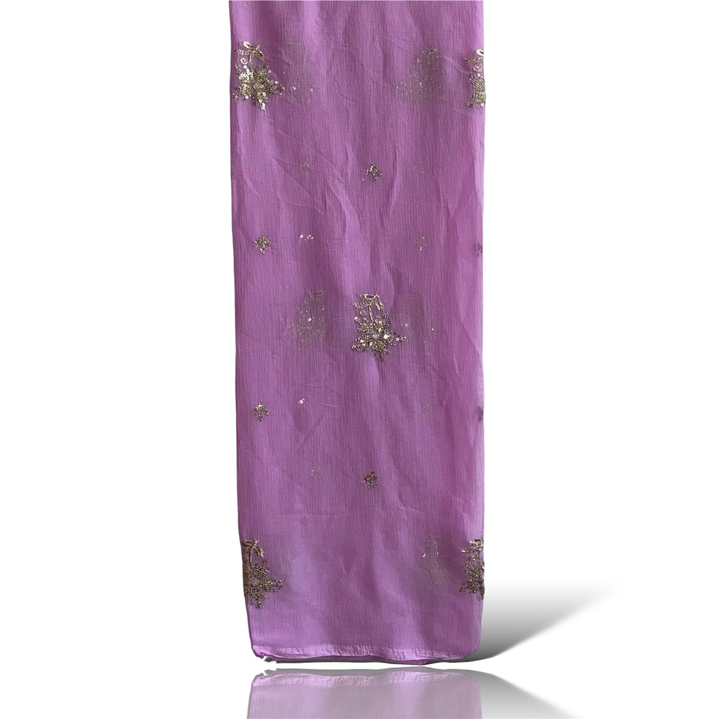 Elegant soft wavy flower hijabs