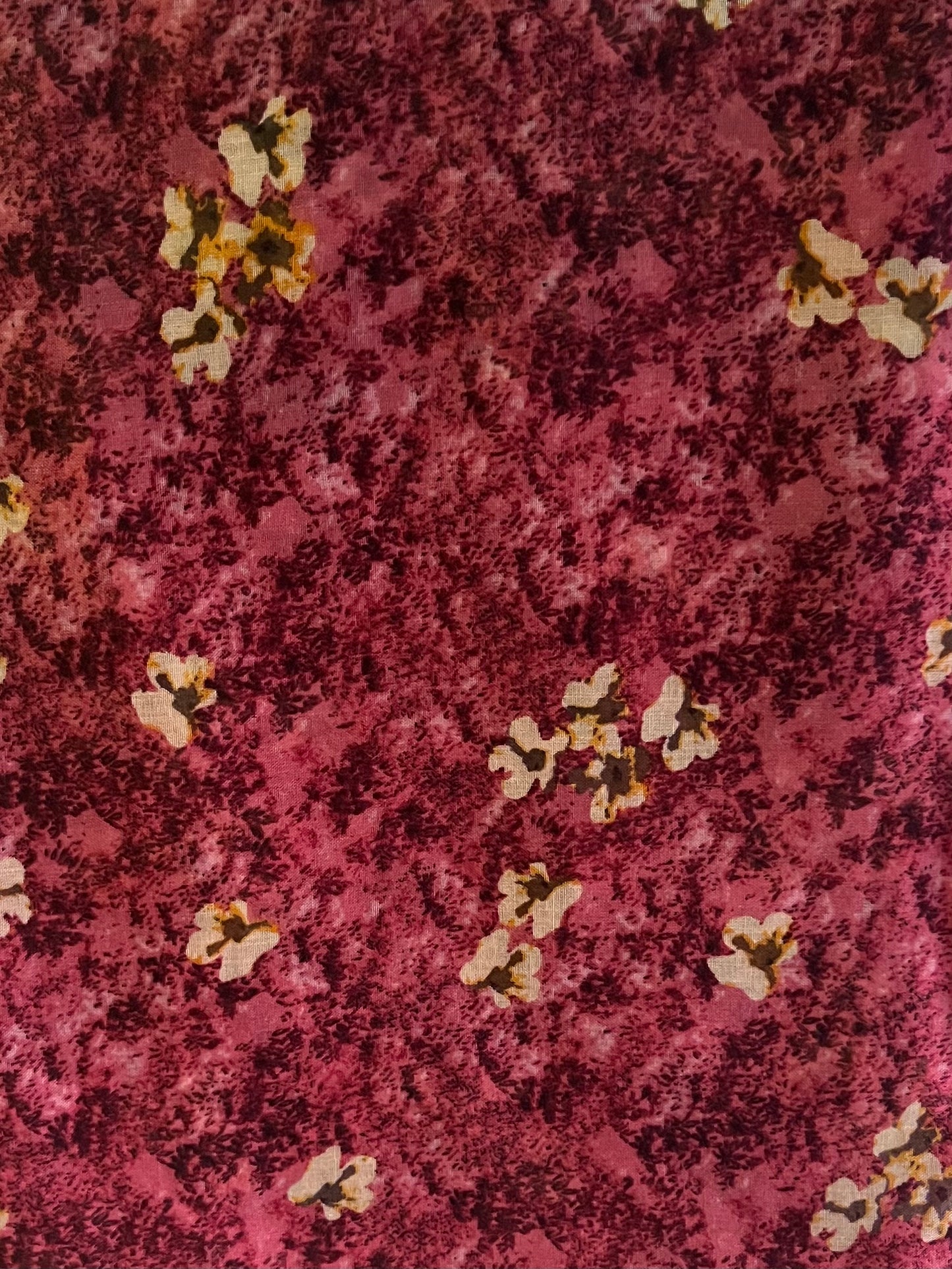 Deep pink & white Sakura modal hijab