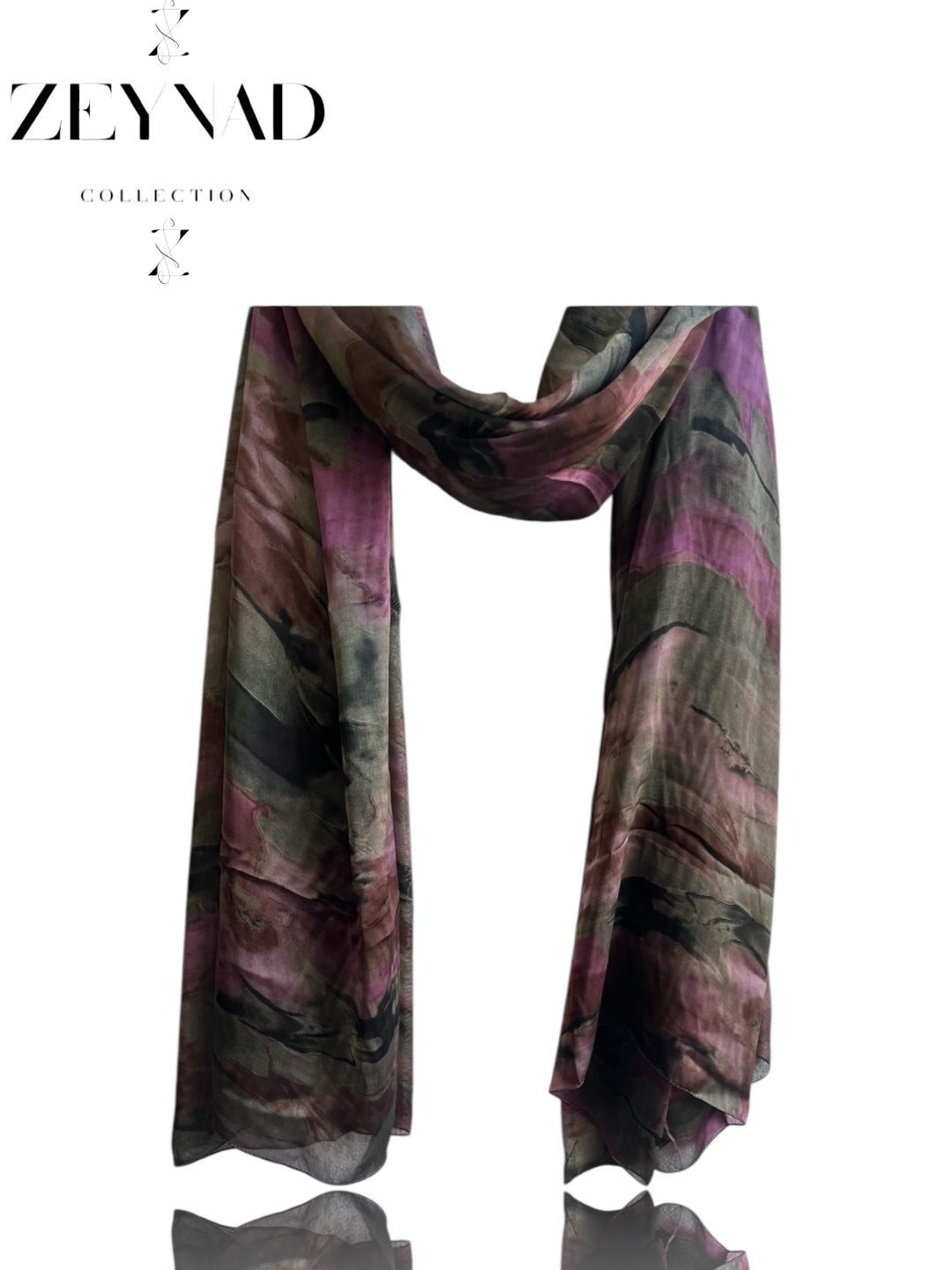 Midnight faded watercolor ZEYNAD print