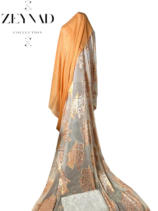 F/W Original ZEYNAD White & Orange Sparkling Dirac Set