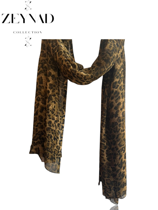 Amber Blaze Cheetah Print Hijab