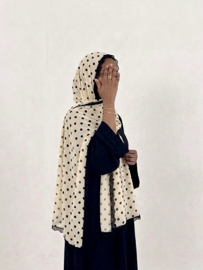 Sunlight ZEYNAD polka dot lace hijab