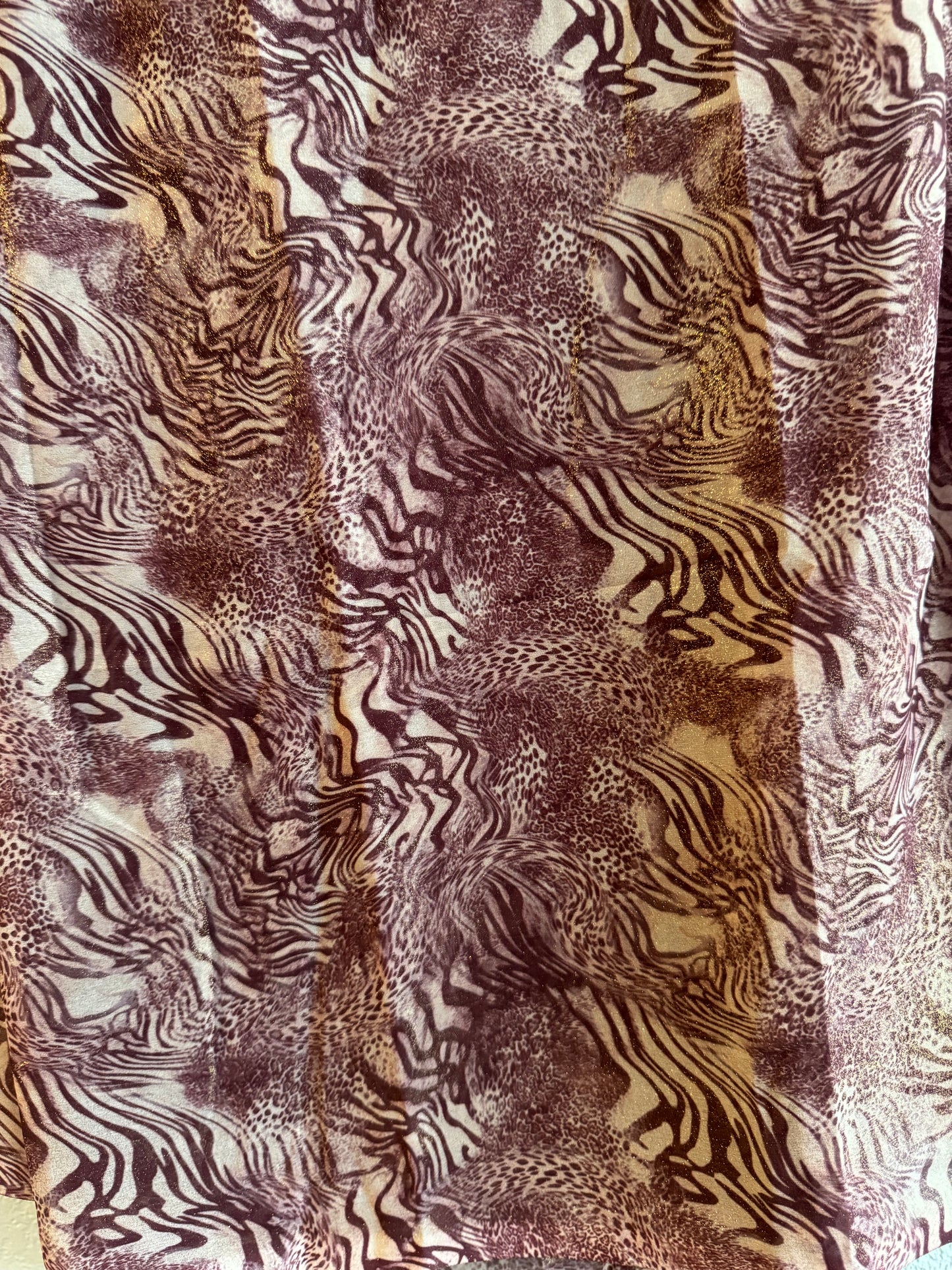 Blazing light pink cheetah print hijab