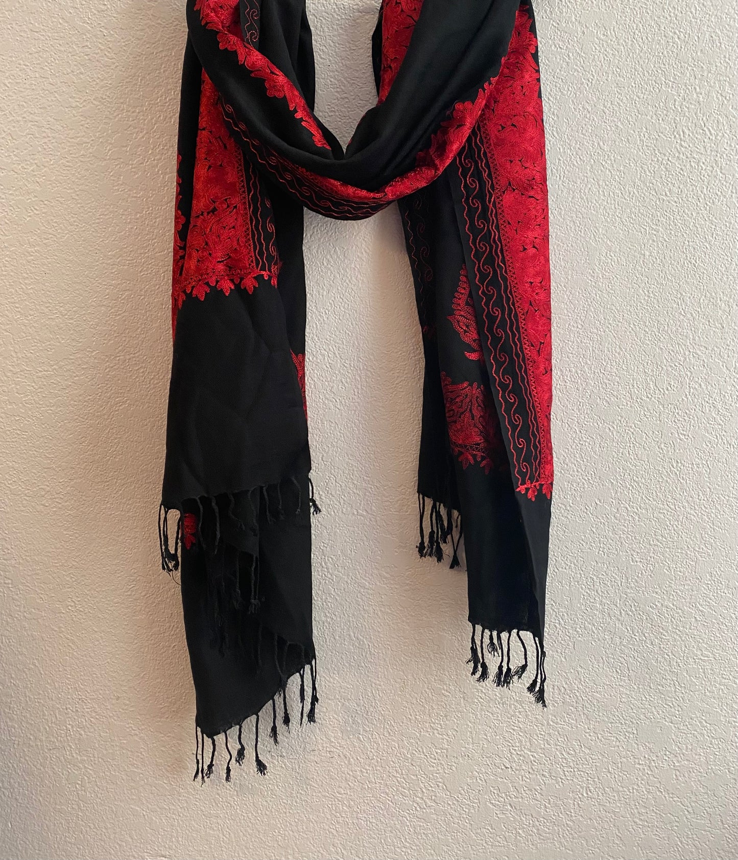Dark Red Pashmina Hijab