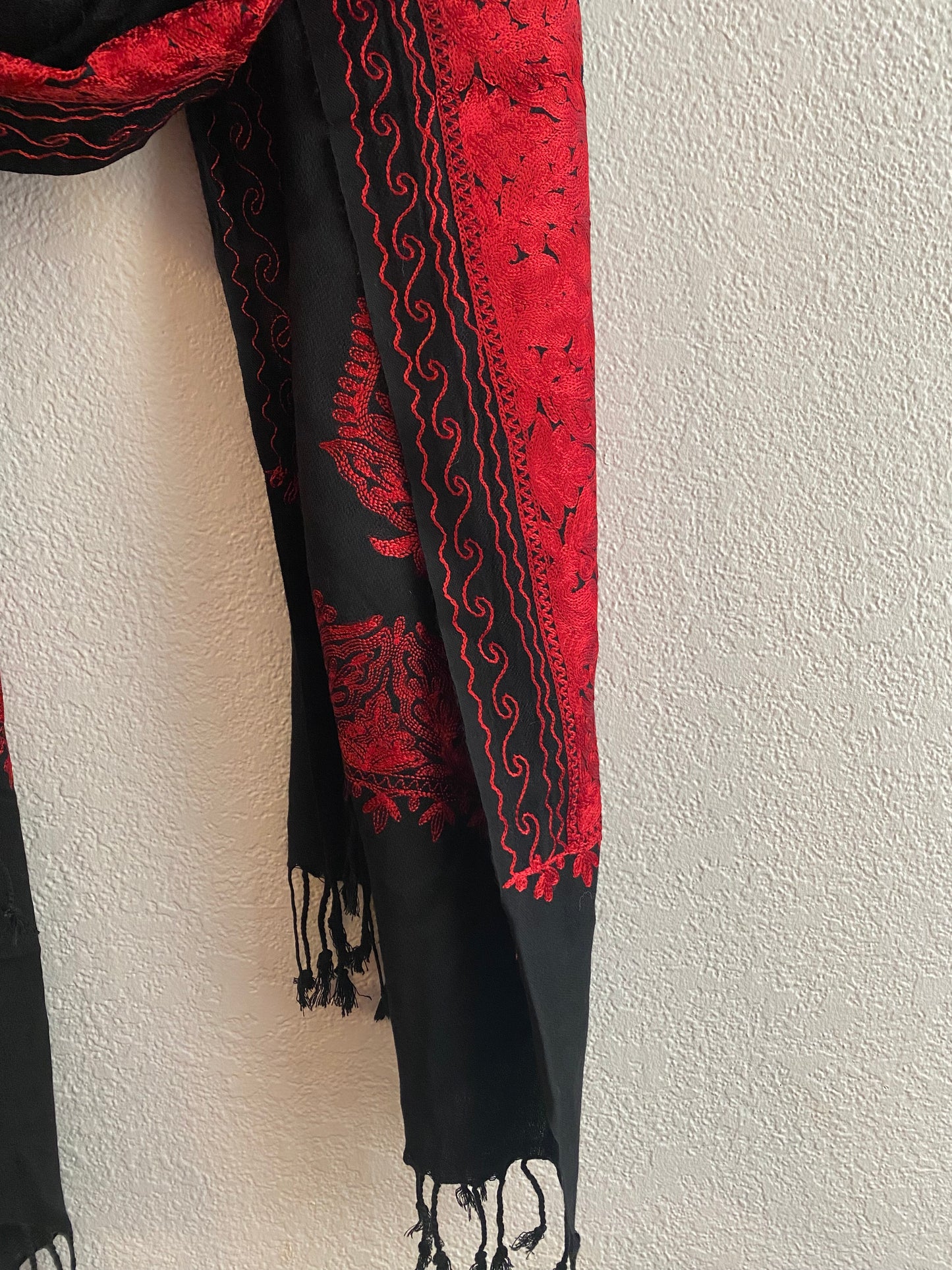 Dark Red Pashmina Hijab