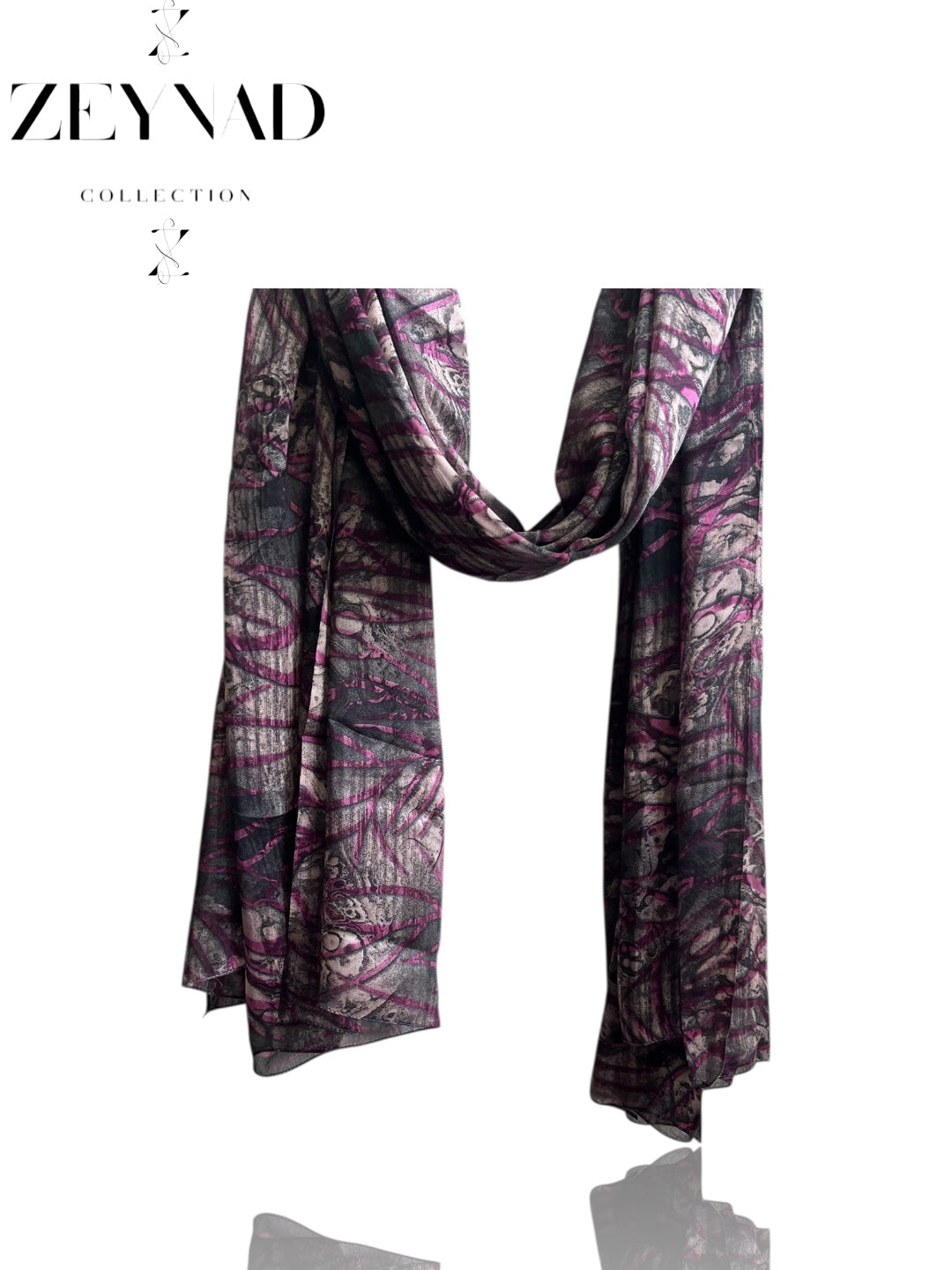 Vivid spring magenta chiffon