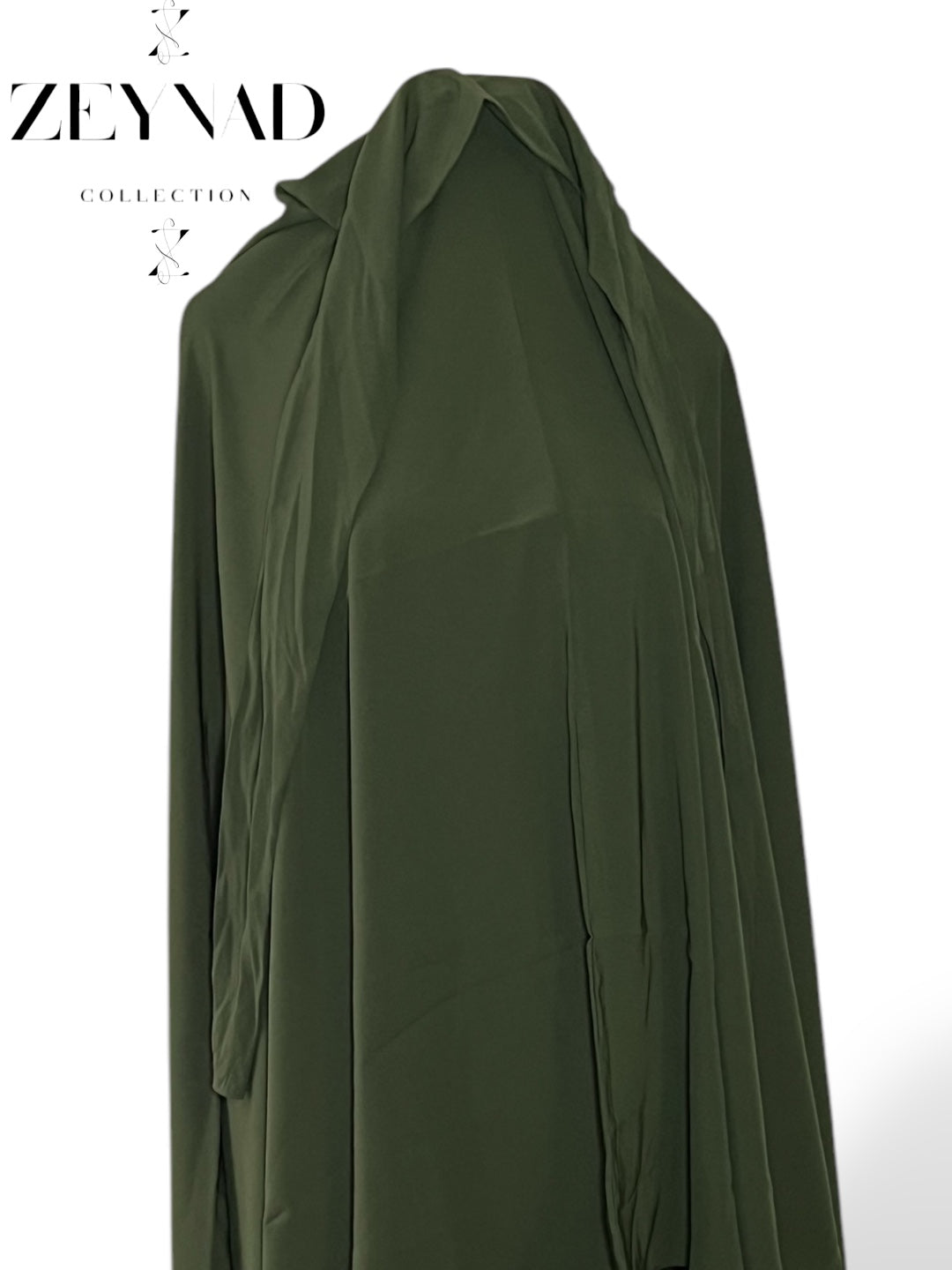 Forest Green Long Hijab