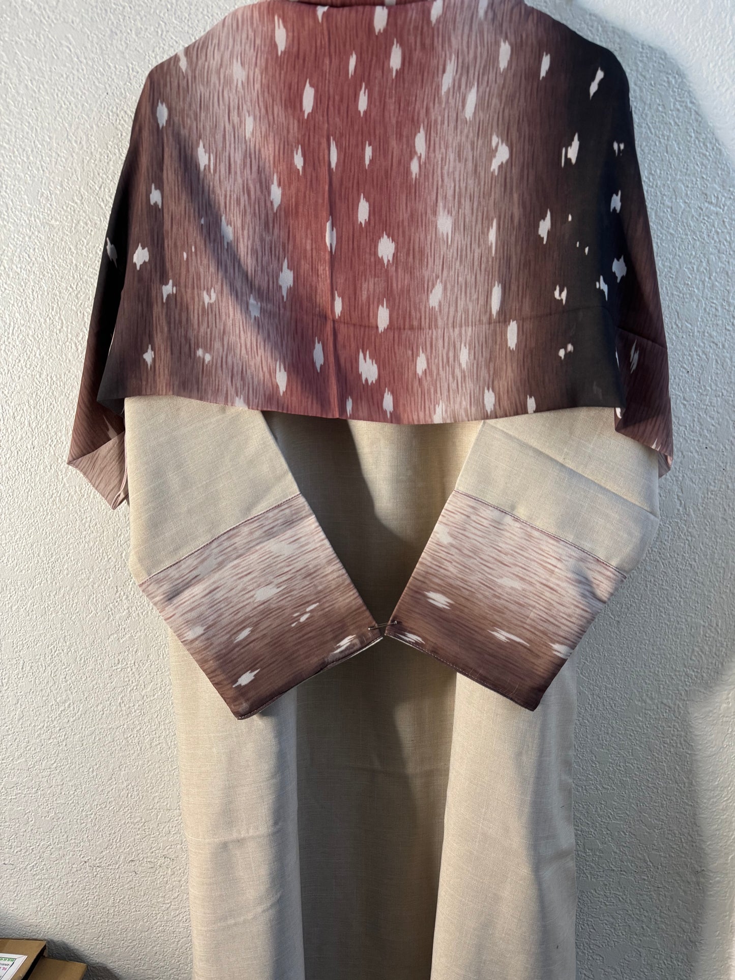 Sakura Beige deer matching dress & hijab set