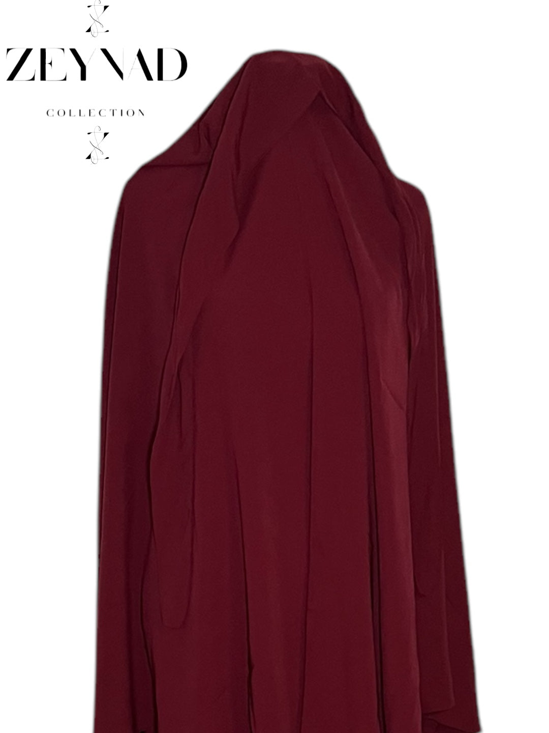 Red Long Hijab