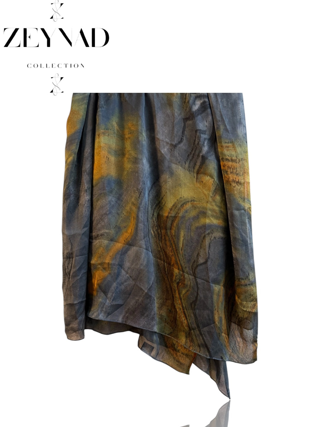 Storm Sage Oceanic Glow Chiffon Hijab