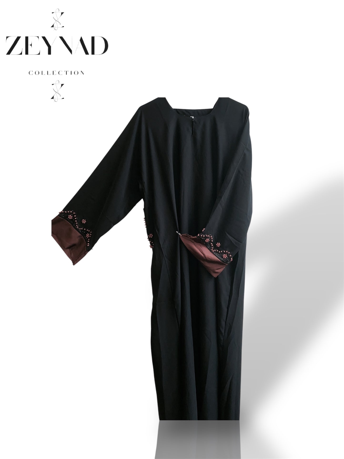 Pearl Twilight Brown Abaya