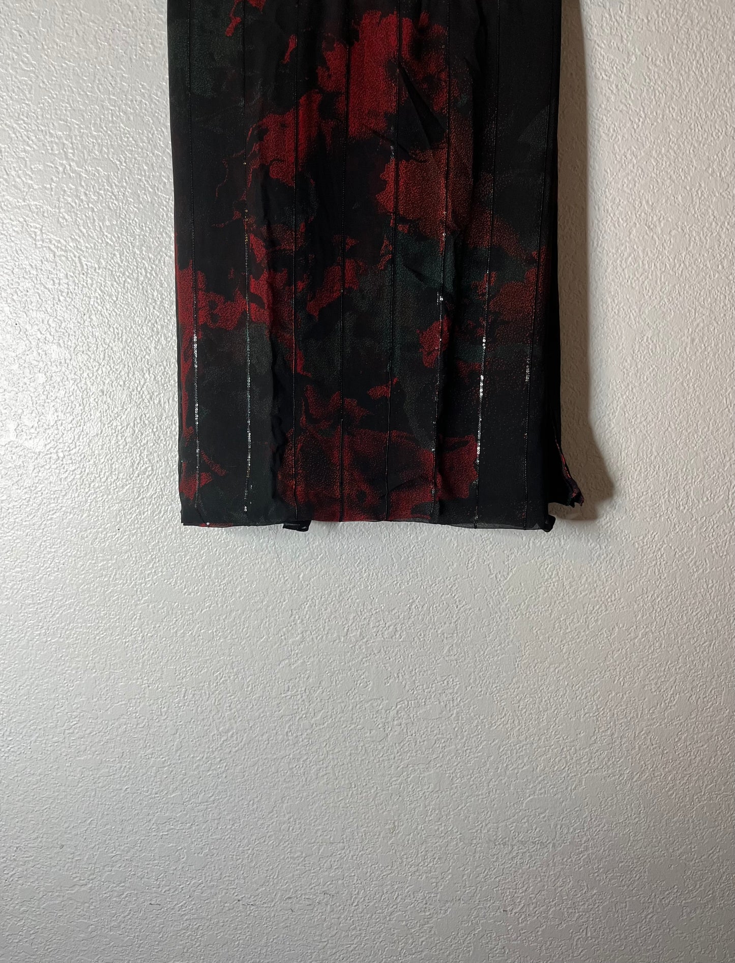 Luminous black raspberry blush chiffon hijab