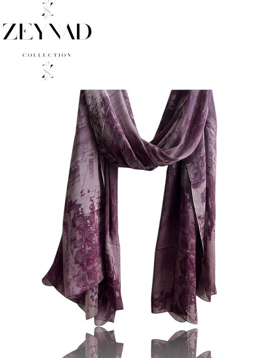 Light mauve ZEYNAD watercolor print