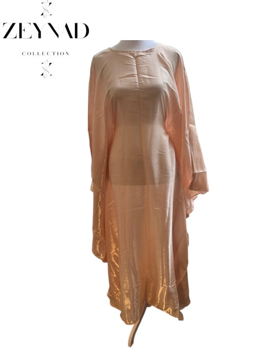 Premium Cream Butterfly Dress