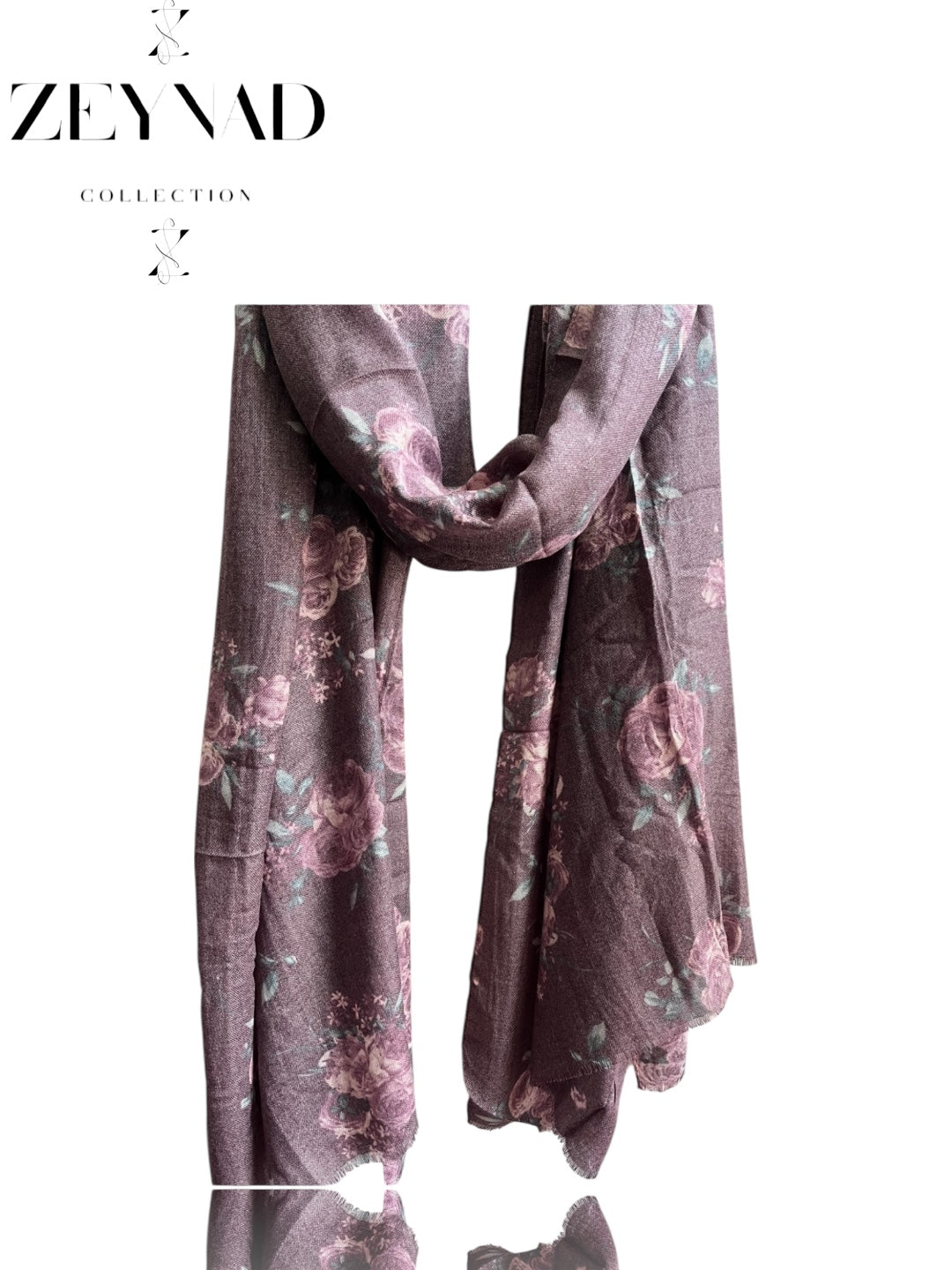Light purple flow ZEYNAD pashmina