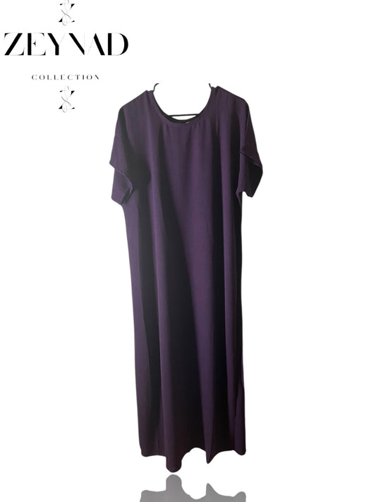 Dark Purple Under Dress