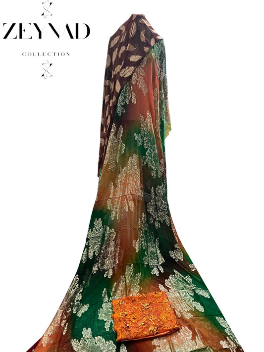 Tropical brown green ZEYNAD Fransawi Dirac set