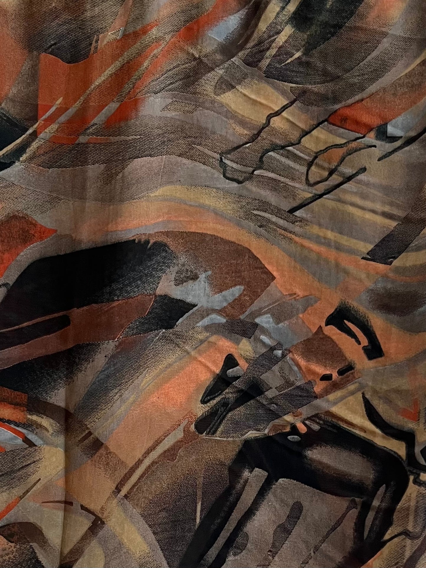 Radiant autumn-origin fall chiffon hijab