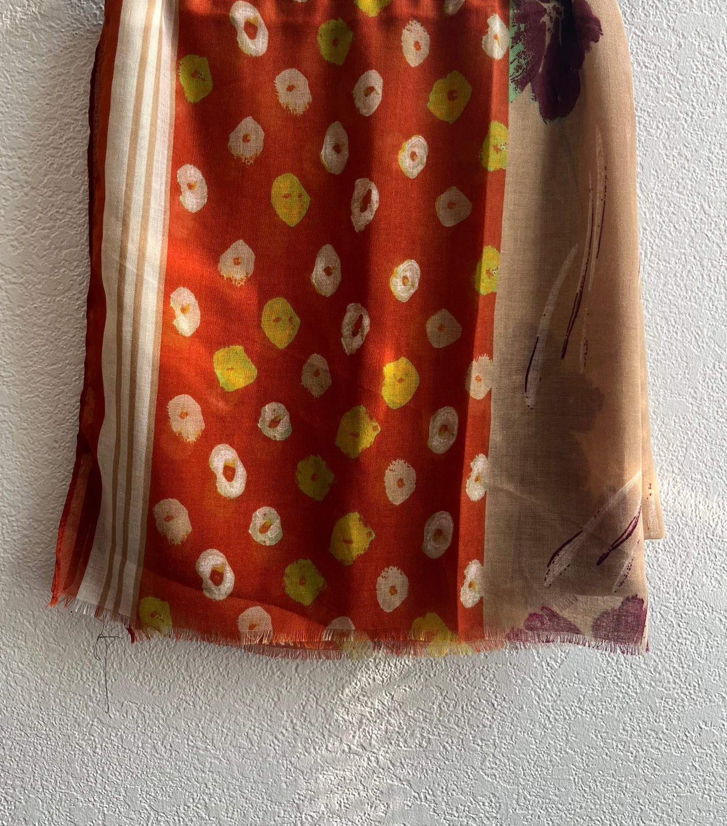 Orange Flame Dim Modal Hijab