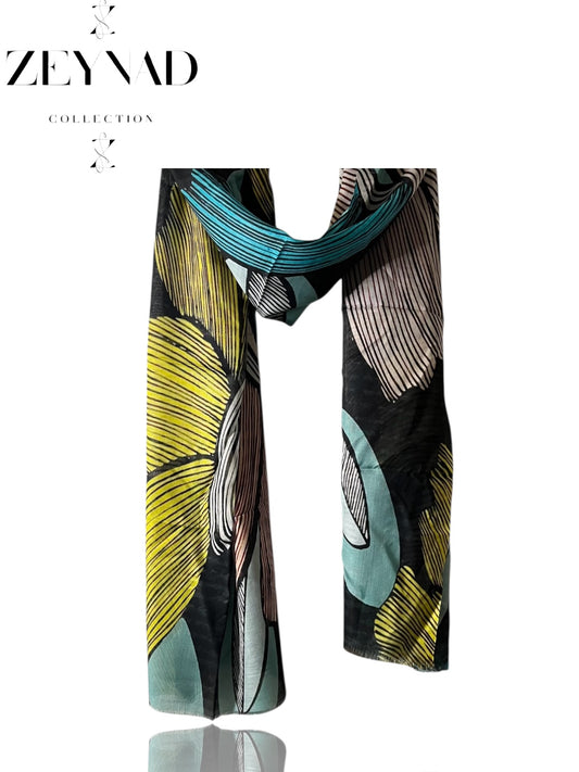 Faded ambient forest watercolor modal hijab