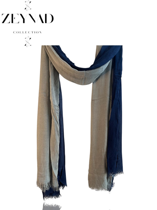 Vivid navy ombré modal