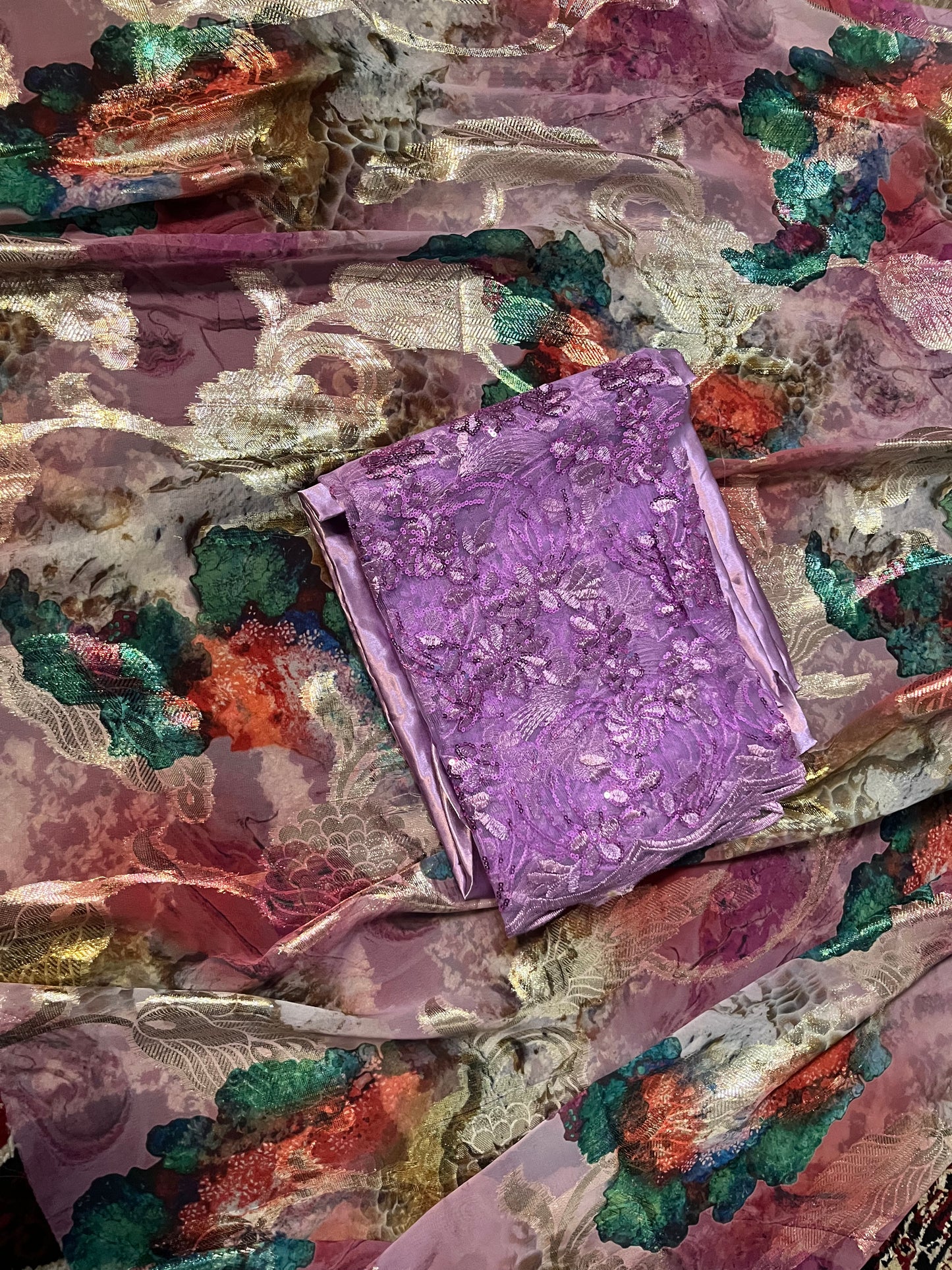 Teal & pink mirage Dirac set