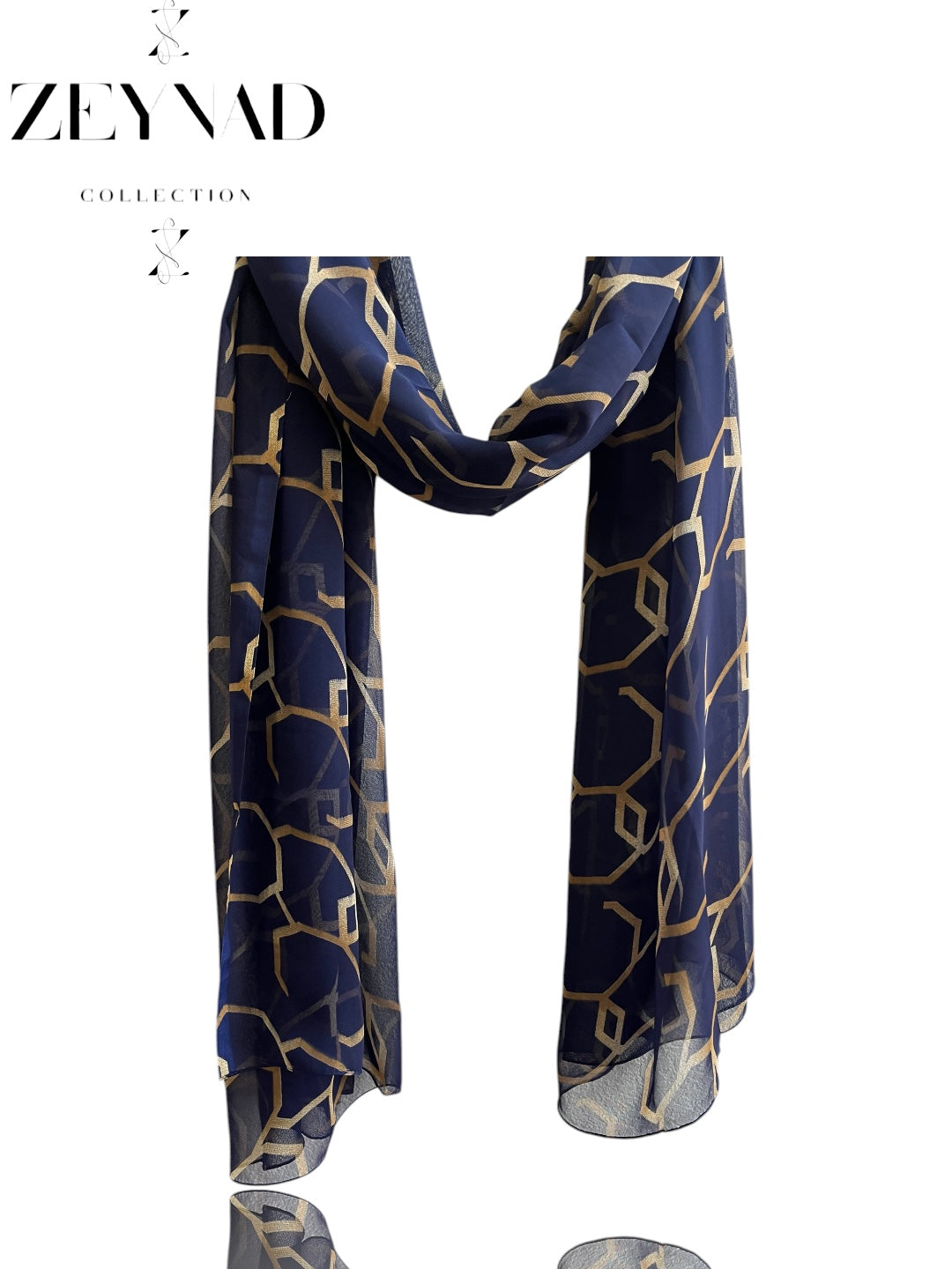 Calm Navy ZEYNAD summer hijab
