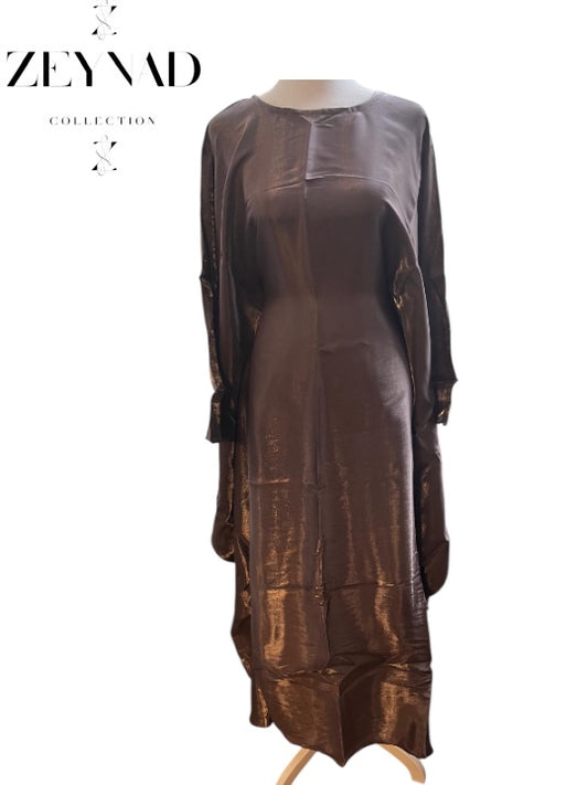 Premium Grey Butterfly Dress